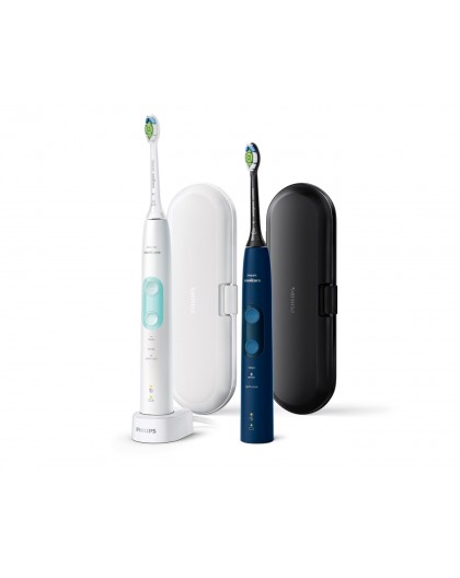 Philips Sonicare ProtectiveClean 5100 ProtectiveClean 5100 HX6851/34 2-pack sonic electric toothbrushes with accessories
