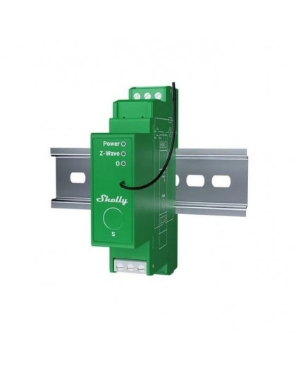 Shelly Wave Pro Dimmer 1PM - DIN rail mounted intelligent light dimmer