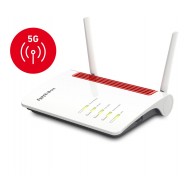 Box FRITZ! 6850 5G wireless router Gigabit Ethernet Dual-band (2.4 GHz / 5 GHz) Black, Red, White