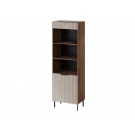 Cama 3 ALMERA bookcase 60x42x185 walnut/cashmere