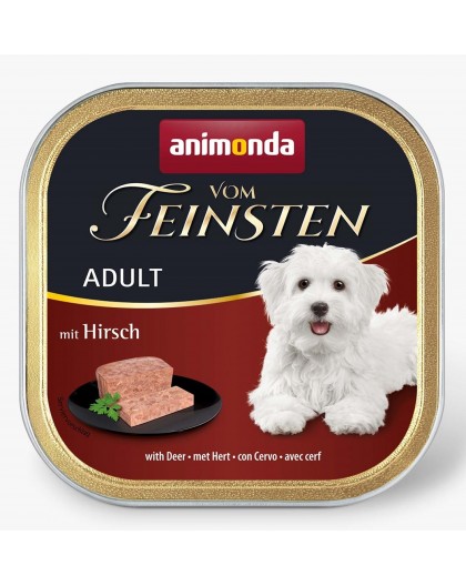 ANIMONDA Vom Feinsten Adult Deer - wet dog food - 150g