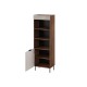 Cama 3 ALMERA bookcase 60x42x185 walnut/cashmere