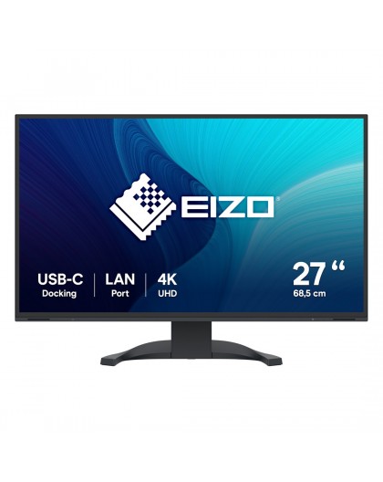 EIZO FlexScan EV2740X-BK LED display 68.6 cm (27") 3840 x 2160 pixels 4K Ultra HD LCD Black