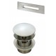Bathtub accessories set - stopper and overflow