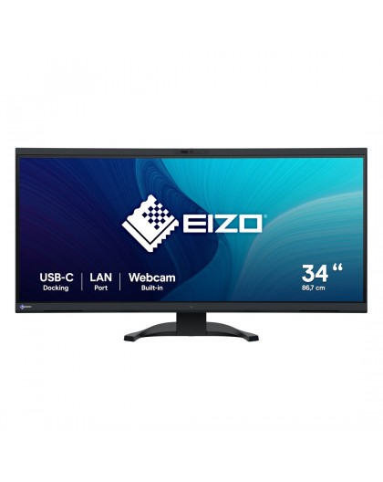 EIZO FlexScan EV3450XC-BK LED display 86.6 cm (34.1") 3440 x 1440 pixels UltraWide Quad HD Black