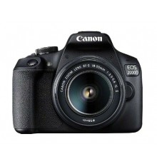 Canon EOS 2000D BK 18-55 IS II EU26 SLR Camera Kit 24.1 MP CMOS 6000 x 4000 pixels Black