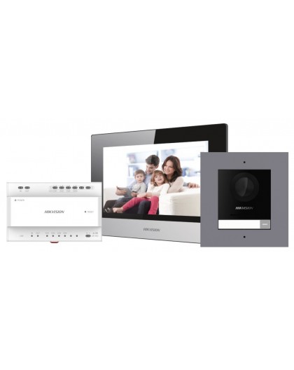 Zestaw wiedodomofonu HikVision DS-KIS702Y