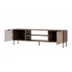 Cama ALMERA TV cabinet 180.5x42x52.5 walnut/cashmere
