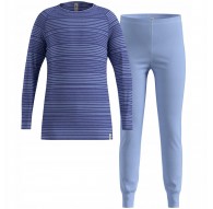 Thermal underwear - Odlo Set long ACTIVE WARM SET size 128cm Navy blue