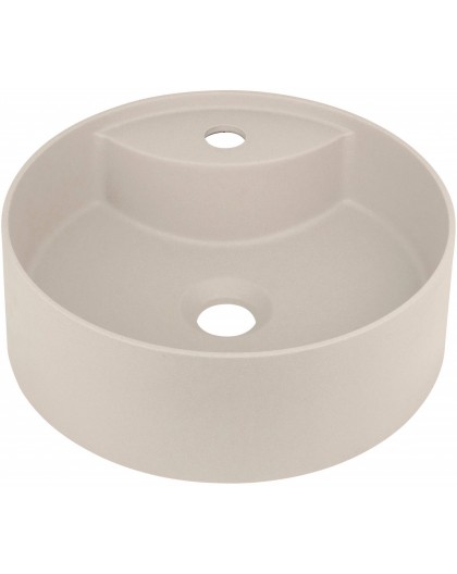 Granite countertop washbasin with space for a tap