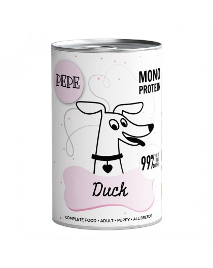PAKA ZWIERZAKA Pepe Duck - wet dog food - 400g