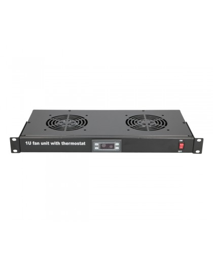 Extralink | Fan Panel | 19", 2 fans, with thermostat