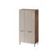 Cama 5 ALMERA wardrobe 90x52x185 walnut/cashmere