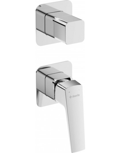 Concealed shower mixer with diverter