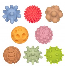 Tullo Sensory balls, 8 pieces, pastel colours