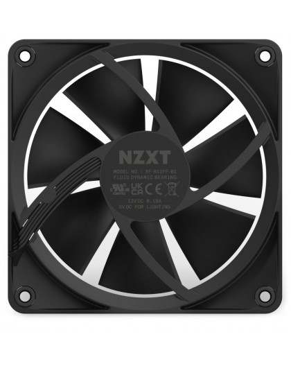 NZXT F120 RGB Computer case Fan 12 cm Black 1 pc(s)