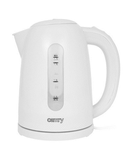 Camry CR 1254W electric kettle 1.7 L White 2200 W