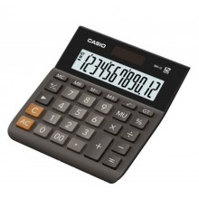 Casio MH-12BK-S 12-digit black office calculator