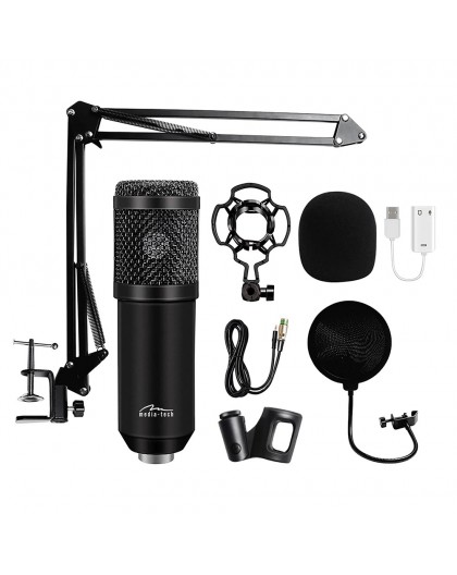 Microphone with accessories kit STUDIO AND STREAMING MICROPHONE MT397K