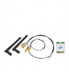 Shuttle WLN-M1 - Intel WLAN-ax/Bluetooth Combo Kit with M.2 card, cables and external antennas