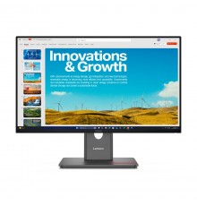Lenovo ThinkVision P24QD-40 LED ekraan 60,5 cm (23,8") 2560 x 1440 pikslit Quad HD LCD Must