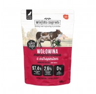 WIEJSKA ZAGRODA Monoprotein Beef - wet dog food - 500g
