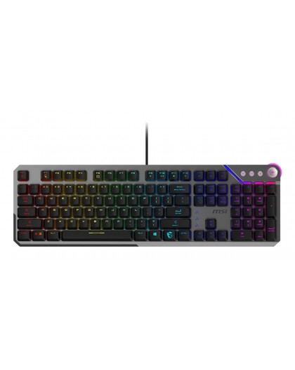 MSI STRIKE 600 SILEN keyboard Gaming USB QWERTY US English Black