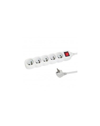 Esperanza ELK215W power extension 3 m 5 AC outlet(s) Indoor White