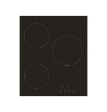 Simfer Hob H4.030.DECSP Vitroceramic Number of burners/cooking zones 3 Touch Black