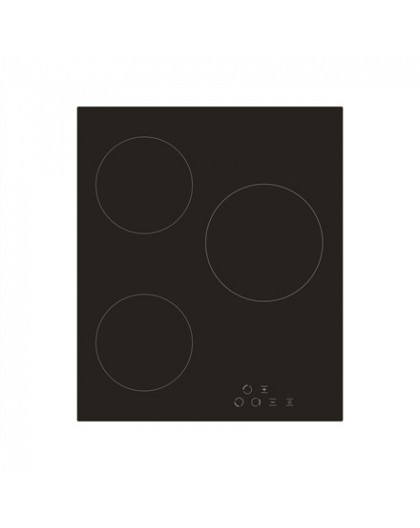 Simfer Hob H4.030.DECSP Vitrokeramika Küpsetamis-pirnid/küpsetamisalad 3 Puutetundlik Must