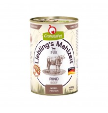 GRANATAPET Liebling's Mahlzeit Beef - wet dog food - 400g