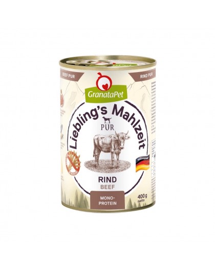 GRANATAPET Liebling's Mahlzeit Beef - wet dog food - 400g