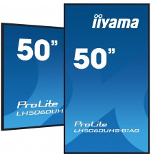 iiyama 50" 4K UHD professional digital signage display with advanced control and connectivity options