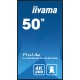 iiyama 50" 4K UHD professional digital signage display with advanced control and connectivity options