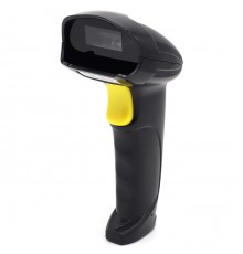 Qoltec 50853 Laser barcode scanner 1D | 2D | Black