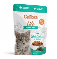 CALIBRA Cat Life pouch Sterilised Salmon in gravy - wet cat food - 85g