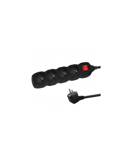 Esperanza ELK213K power extension 3 m 4 AC outlet(s) Indoor Black