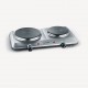 Severin DK 1014 hob Stainless steel Countertop 45.5 cm Sealed plate 2 zone(s)