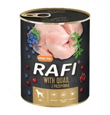Dolina Noteci Rafi Dog wet food with quail, blueberries and cranberries - 800g