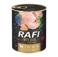 Dolina Noteci Rafi Dog wet food with quail, blueberries and cranberries - 800g