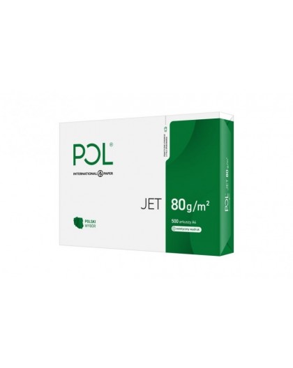 Paper copier office POLJET 9938A80 (A4 80g/m2 500 sheets paper white, matte)