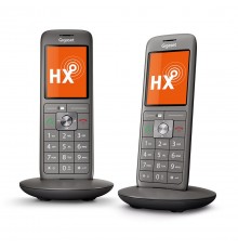 Gigaset CL660HX Analog/DECT telephone Caller ID Anthracite, Black