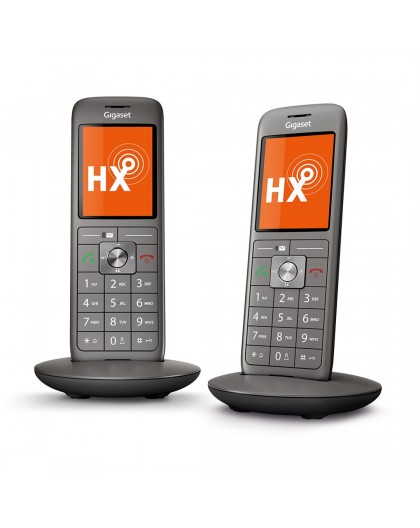 Gigaset CL660HX Analog/DECT telephone Caller ID Anthracite, Black