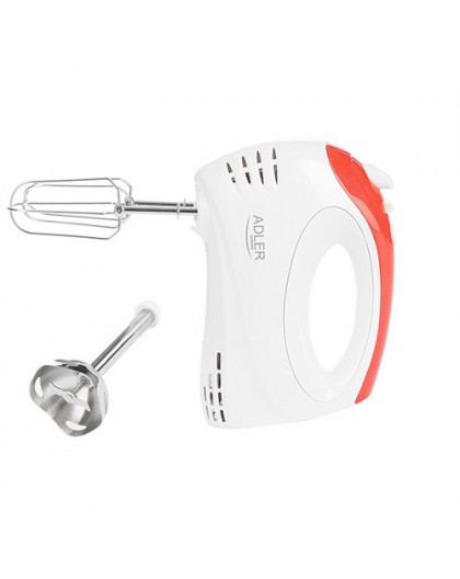 Adler AD 4212 mixer Hand mixer Red,White