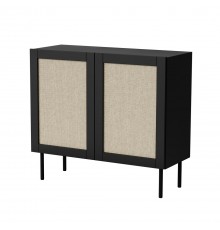 JUTA 2D kummut 100x39.5x90 must + linoleum Calabria