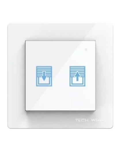 Wired roller blind switch white FZ-02M Tech Controllers