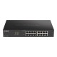 D-Link DGS-1100-16V2 Managed L2 Gigabit Ethernet (10/100/1000) Black