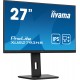 iiyama ProLite 27” Full HD IPS monitor with edge-to-edge design, perfect for multi-monitor setups with height adjustable stand