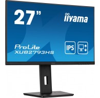 iiyama ProLite 27” Full HD IPS monitor with edge-to-edge design, perfect for multi-monitor setups with height adjustable stand