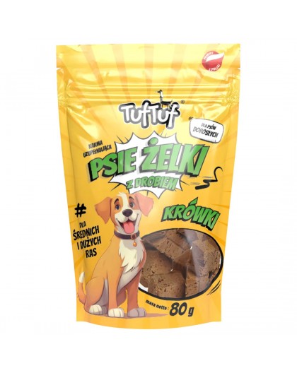 TUF TUF Psie żelki - poultry fudge - dog treat - 80g